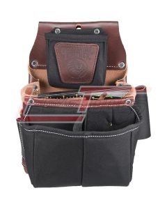 OCCIDENTAL LEATHER 5564 Belt Worn Fastener Bag w/Divided Nylon DB