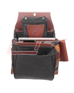 OCCIDENTAL LEATHER B8060 OxyLights™ 3 Pouch Fastener Bag - Black