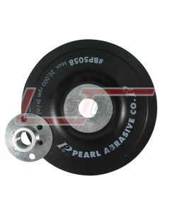PEARL ABRASIVE BP4558 4-1/2 x 5/8-11 Center Nut BACKUP PADS FOR FIBER DISC - SMOOTH FACED - BACKUP PADS