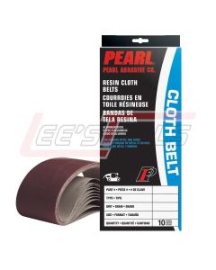 PEARL ABRASIVE CB32140 3 x 21 ALUMINUM OXIDE PREMIUM - RESIN CLOTH BELTS
