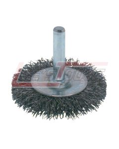PEARL ABRASIVE CLCWEB212S 2-1/2 x .0118 x 1/4 CRIMPED WHEEL END BRUSH STAINLESS WIRE - WIRE BRUSHES