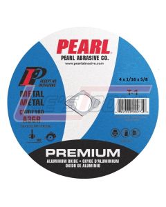 PEARL ABRASIVE CW0430 4 x 1/16 x 5/8 ALUMINUM OXIDE PREMIUM TYPE 1 SMALL DIAMETER - CUT-OFF WHEELS