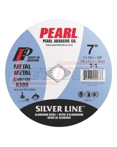 PEARL ABRASIVE CW0716T 7 x 1/16 x 5/8 ALUMINUM OXIDE SILVER LINE™ TYPE 1 SMALL DIAMETER - CUT-OFF WHEELS