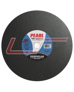 PEARL ABRASIVE CW14STUD 14 x 3/32 x 1 STUD CUTTING FOR CHOP SAWS - CUT-OFF WHEELS
