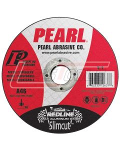 PEARL ABRASIVE CWRED0632A 6 x .045 x 7/8 ALUMINUM OXIDE SLIMCUT™ REDLINE™ MAX A.O.™ TYPE 1 - THIN CUT-OFF WHEELS
