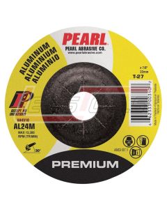 PEARL ABRASIVE DA7020H 7 x 1/4 x 5/8-11 D.A. SERIES ALUMINUM GRINDING WHEEL TYPE 27 - DEPRESSED CENTER GRINDING WHEELS