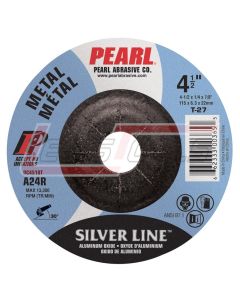 PEARL ABRASIVE DC5010T 5 x 1/4 x 7/8 ALUMINUM OXIDE SILVER LINE™ TYPE 27 - DEPRESSED CENTER GRINDING WHEELS