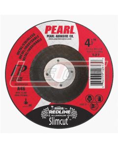 PEARL ABRASIVE DCRED70P 7 x 1/8 x 7/8 ALUMINUM OXIDE REDLINE™ MAX A.O.™ TYPE 27 FOR PIPELINE - DEPRESSED CENTER GRINDING WHE