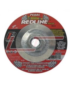 PEARL ABRASIVE DCRED70PH 7 x 1/8 x 5/8-11 ALUMINUM OXIDE REDLINE™ MAX A.O.™ TYPE 27 FOR PIPELINE - DEPRESSED CENTER GRINDING