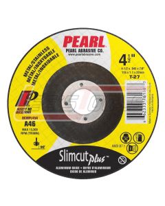 PEARL ABRASIVE DCWPL06A 6 x .045 x 7/8 ALUMINUM OXIDE SLIMCUT™ PLUS TYPE 27 CONTAMINANT FREE - THIN CUT-OFF WHEELS