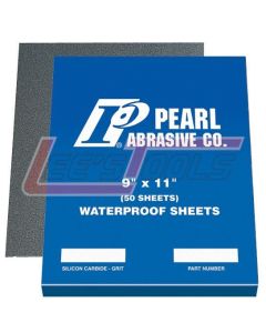 PEARL ABRASIVE LCCS2000 9 x 11 SILICON CARBIDE PREMIUM - SANDPAPER 9 X 11 INCH SHEETS