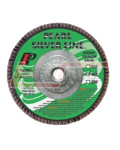 PEARL ABRASIVE MX456ZTH 4-1/2 x 5/8-11 ZIRCONIA SILVER LINE™ TYPE 27 - MAXIDISC™ - FLAP DISCS