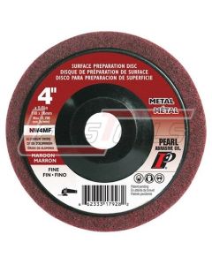 PEARL ABRASIVE NW4MF 4 x 5/8 Maroon ALUMINUM OXIDE SURFACE PREPARATION  - SURFACE PREPARATION