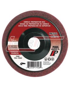 PEARL ABRASIVE NW7MF 7 x 7/8 Maroon ALUMINUM OXIDE SURFACE PREPARATION  - SURFACE PREPARATION
