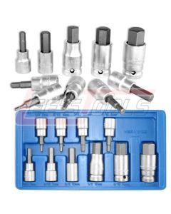 NEIKO TOOLS 02323 SKT/BIT HEX CrV MM 10PC 3/8"&1