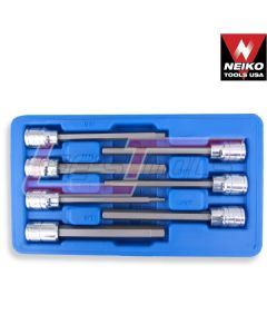 NEIKO TOOLS 10072A SKT/BIT HEX C-S2 X-LNG SAE 3/8