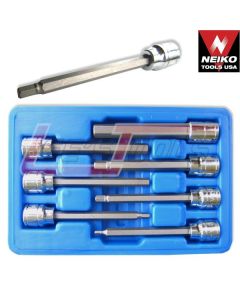 NEIKO TOOLS 10076A SKT/BIT HEX C-S2 X-LNG MM 3/8"