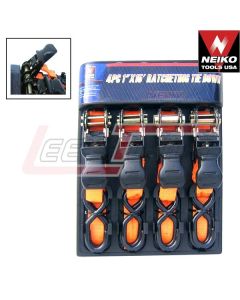 NEIKO TOOLS 51031A TIE DOWN 1"x15' 4 PC 1500LB