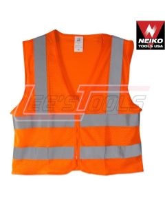 NEIKO TOOLS 53944A VEST SAFETY, ORANGE-MESH, M, A