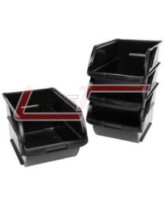 STANLEY  HAND TOOLS 057304R STANLEY® BIN #3 NESTABLE / STACKABLE W/ HANGERS - 4 PACK