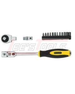 STANLEY  HAND TOOLS 92-574 MaxDrive 15 Pc. Locking-Flex Rat