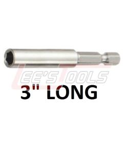 VEGA 175MH1CD Mag Bit Holder 1pc Stainless w/ C-Ring x 3"