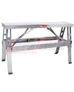 WALLBOARD 31-016 W-1832 Aluminum Bench, 9-1/2" x 48", Adj. Heights