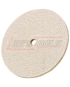WOODSTOCK D3093 Buffing Wheel - Hard Spiral Sewn 6" x 1/2" Ply x 3/4" Hole