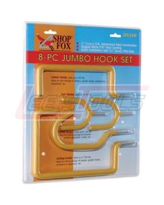 WOODSTOCK D3109 8 Pc. Jumbo Storage Hook Set