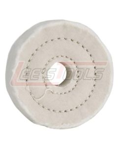 WOODSTOCK D3186 Buffing Wheel - Loose Muslin 3" x 40 Ply x 5/8" Hole