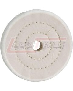 WOODSTOCK D3187 Buffing Wheel - Loose Muslin 4" x 40 Ply x 5/8" Hole