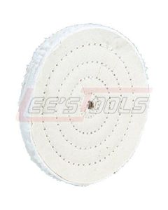 WOODSTOCK D3188 Buffing Wheel - Loose Muslin 5" x 40 Ply x 5/8" Hole
