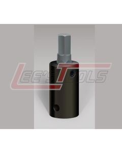 WRIGHT 32B-06MM 6mm 3/8" Dr. Metric Impact Hex Bit Socket