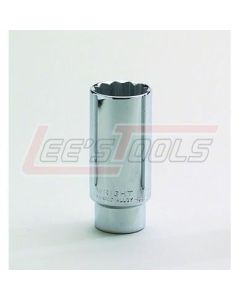 WRIGHT 46-12MM 12mm 1/2" Dr. 12 Pt. Deep Metric Socket