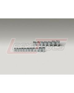 WRIGHT 469 1/2" Dr., 18 Pc. 12 Pt. Std. Metric Socket Set