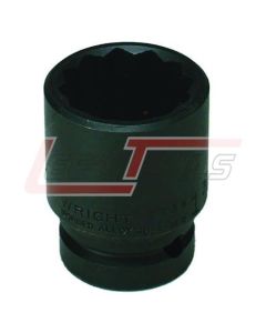 WRIGHT 67H-30MM 30mm 3/4" Dr. 12 Pt. Metric Power Socket