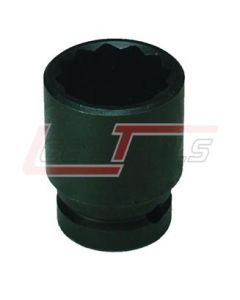 WRIGHT 67H18 9/16" - 3/4" Dr. 12 Pt. Standard Impact Socket