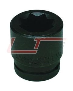 WRIGHT 6880 1-1/4" - 3/4" Dr. 8 Pt. Double Square Impact Railroad Sockets