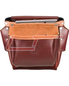 OCCIDENTAL LEATHER 9922 Iron Worker's Leather Bolt Bag w/ Outer Bag