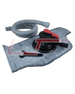 ASTRO PNEUMATIC 3014 ONYX 3 in 1 Lightweight 6" Composite Vacuum Random Orbital Palm Sander with Hose, Bag and Velcro Pad