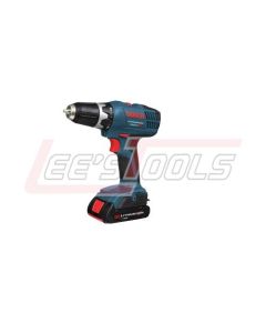 BOSCH DDS180-02 18V Compact Tough Drill Driver w/ (2) 1.3Ah Batteries