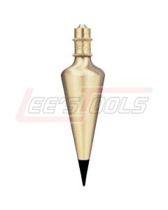 GENERAL TOOLS 800-32 Brass Plumb Bob, 32 oz. - Box