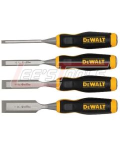 DEWALT DWHT16063 DEWALT® SHORT BLADE WOOD CHISELS  - 4 PC