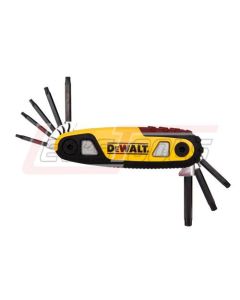 DEWALT DWHT70264 DEWALT® FOLDING/LOCKING HEX KEY SET - TORX