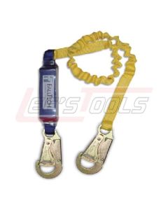 FALLTECH 8256EL ViewPack - 6' - 6' Single Leg Elastic with 2 Snap Hooks - Shock Absorbing Lanyards - Quick Ship