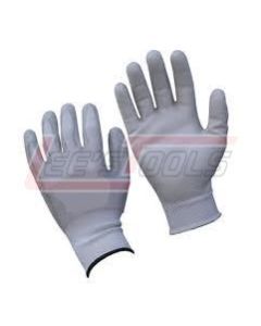 PIP 33-G125/XL G-TEK NPG, GRAY POLYURETHANE COATED PALM & FINGERS ON GRAY SEAMLESS KNIT NYLON
