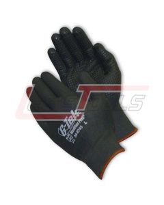 PIP 34-8745/S G-TEK MAXIFLEX ENDURANCE PLUS BLACK DRIVERS STYLE WITH DOTS SEAMLESS KNIT NYLON LYCRA LINER