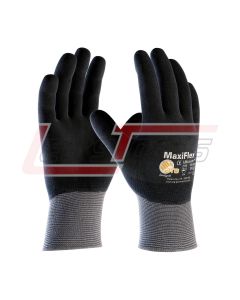 PIP 34-876/XL G-TEK MAXIFLEX ULTIMATE, FULLY BLACK MICRO-FOAM NITRILE COATED, GRAY SEAMLESS KNIT NYLON LINER