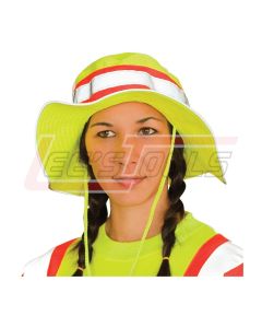 PIP 350-RANGER NON ANSI, HIGH-VIZ, CONTRAST TRIM, RANGER STYLE HAT