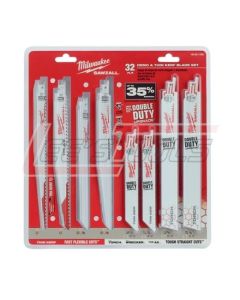 MILWAUKEE 49-22-1132 SAWZALL BL MEGA SET - THIN KERF & DEMO 32PC
